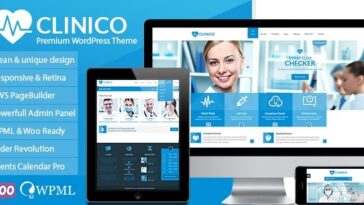 Clinico Nulled Premium Medical and Health Theme Free Download