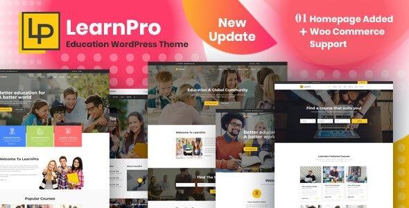 LearnPro Nulled Online Course Education WordPress Free Download