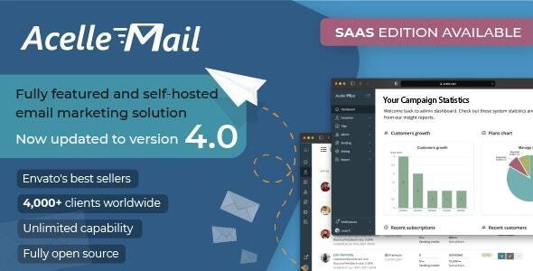 AcelleMail Nulled Email Marketing Free Download