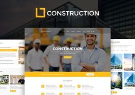 Construction - Business & Building Company WordPress Theme Nulled