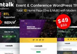 EvnTalk WordPress Theme Nulled Free Download