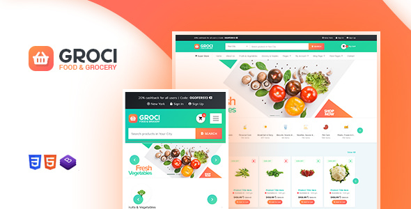 Groci Theme Nulled - Organic Food and Grocery Market WordPress Theme Free Download