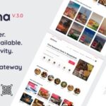 Khana Nulled Multi Resturant Food Ordering, Restaurant Management With Saas And QR Menu Maker Free Download