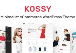 Kossy Nulled Minimalist eCommerce WordPress Theme Free Download