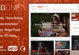 MagOne Nulled Newspaper Magazine WordPress Theme