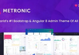 Metronic Nulled Bootstrap 4 HTML, React, Angular 9, VueJS & Laravel Admin Dashboard Theme Free Download