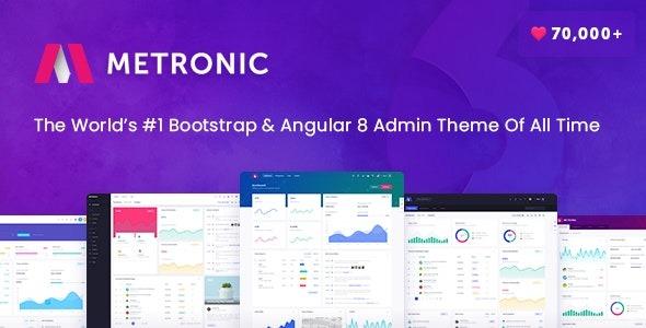 Metronic Nulled Bootstrap 4 HTML, React, Angular 9, VueJS & Laravel Admin Dashboard Theme Free Download