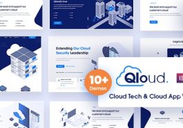 Qloud Theme Nulled Cloud Computing, Apps & Server WordPress Theme Download