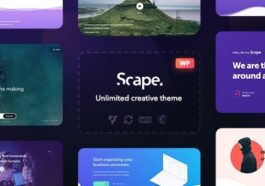 Scape Nulled Multipurpose WordPress theme Free Download