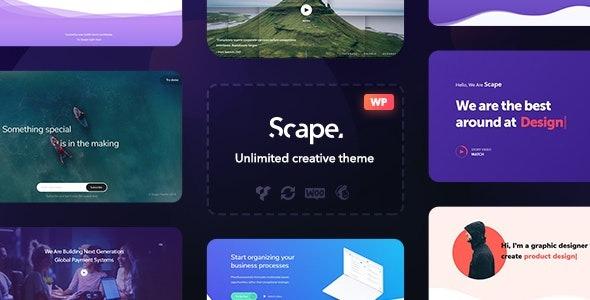 Scape Nulled Multipurpose WordPress theme Free Download