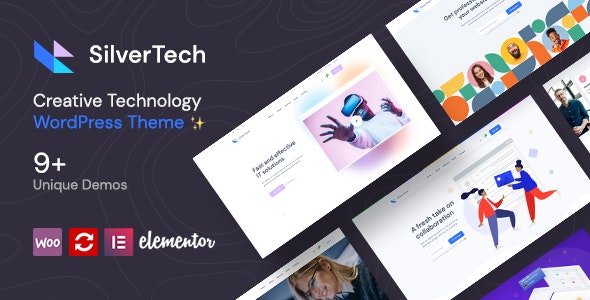 Silvertech Theme Nulled Creative WordPress Theme Free Download