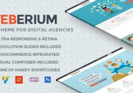 Weberium Responsive WP Theme Tailored for Digital Agencies Nulled Download