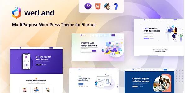 Wetland Nulled MultiPurpose WordPress Theme for Startup Free Download