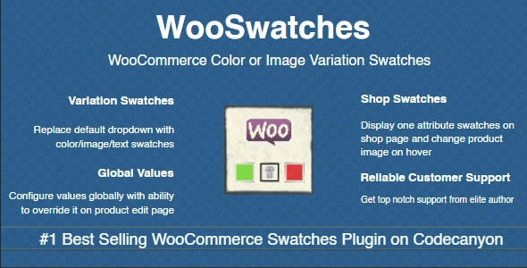 WooSwatches Nulled Woocommerce Color or Image Variation Swatches Free Download