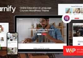 Learnify Nulled Online Education Courses WordPress Theme Free Download