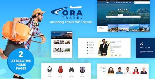 Ora Travel Booking Nulled WordPress theme Free Download