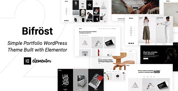 Bifrost Simple Portfolio WordPress Theme Nulled Free Download