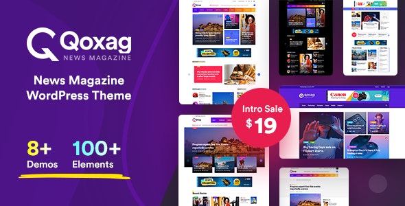 Qoxag Theme Nulled - WordPress News Magazine Theme Free Download