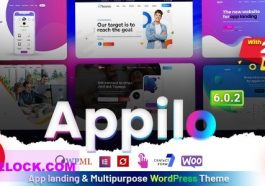 Appilo Nulled WordPress application landing page Free Download