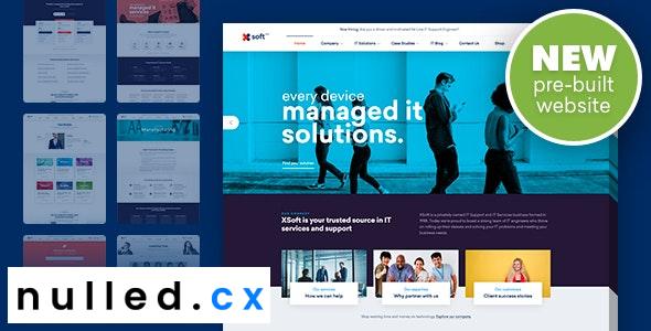 Free Download Nanosoft - WP Theme for IT Solutions and Services Company Nulled