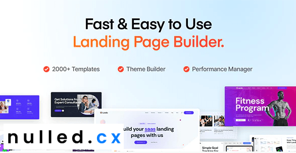 Landio Nulled Multi-Purpose Landing Page WordPress Theme Free Download