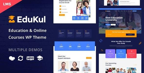 Edukul WordPress Theme Nulled Free Download