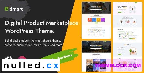 Eidmart Theme Nulled - Digital Marketplace WordPress Theme Free Download