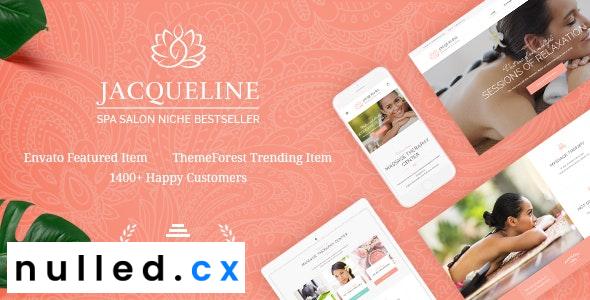 Jacqueline Nulled Spa Massage Salon Beauty WordPress Theme