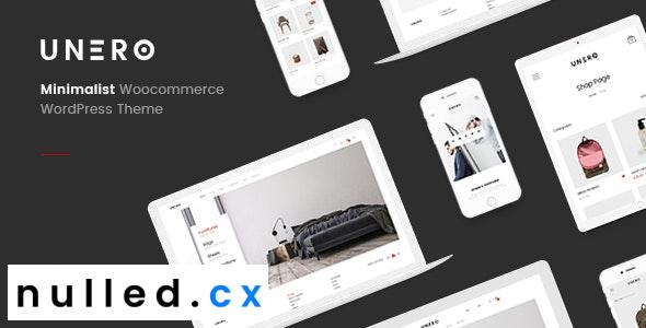 Unero Theme Nulled - Minimalist AJAX WooCommerce WordPress Theme Free Download