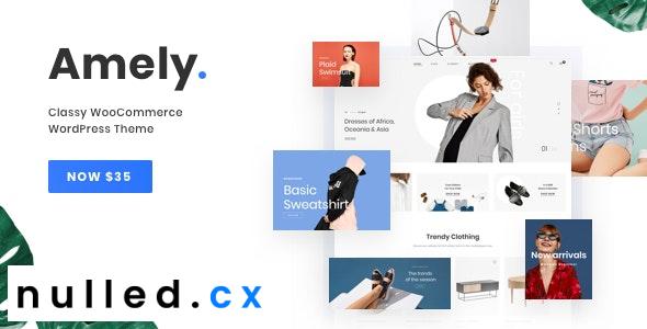 Amely Theme Nulled Fashion Shop WordPress Theme for WooCommerce Free Download