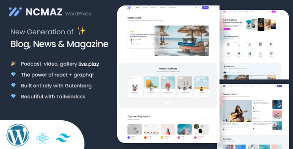 Ncmaz Nulled Blog Magazine WordPress Theme Free Download