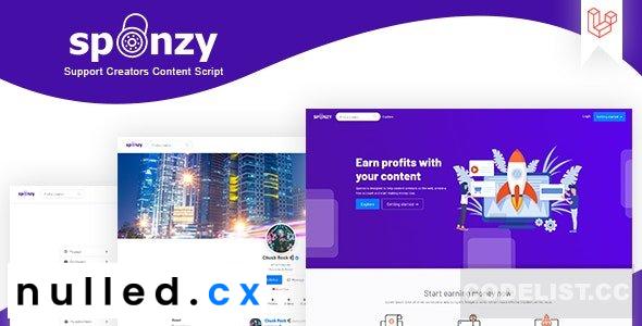 Sponzy Nulled Support Creators Content Script Free Download