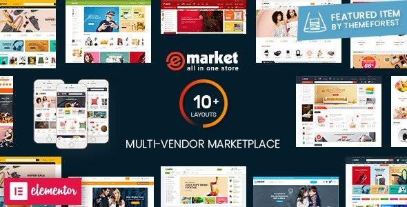 eMarket Theme Nulled Multi Vendor MarketPlace WordPress Theme Free Download