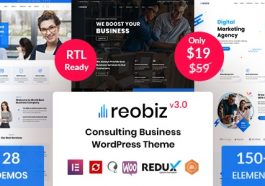 Reobiz Consulting Business WordPress Theme Nulled