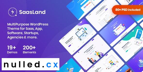 SaasLand Theme Nulled - MultiPurpose Theme for Saas & Startup Free Download