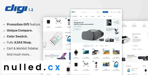 Free Download Digi - Electronics Store WooCommerce Theme Nulled