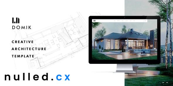 Domik Theme Nulled - Creative Responsive Architecture WordPress Theme Free Download