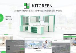 KitGreen Theme Nulled - Modern Kitchen & Interior Design Wordpress Theme Free Download