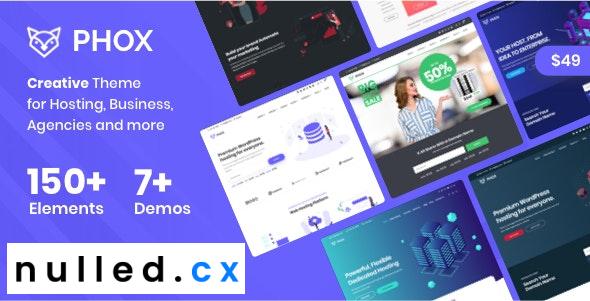 Phox Nulled Hosting WordPress & WHMCS Theme Free Download