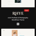 Free Download Rhye - AJAX Portfolio WordPress Theme Nulled