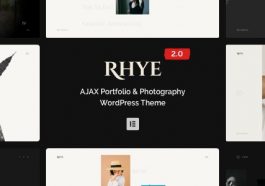 Free Download Rhye - AJAX Portfolio WordPress Theme Nulled