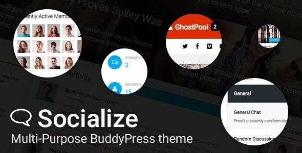 Socialize - Multi-Purpose BuddyPress Theme Nulled Download