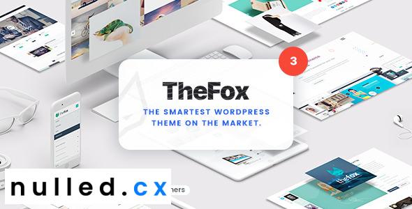 TheFox Nulled - Responsive Multi-Purpose WordPress Theme Free Download