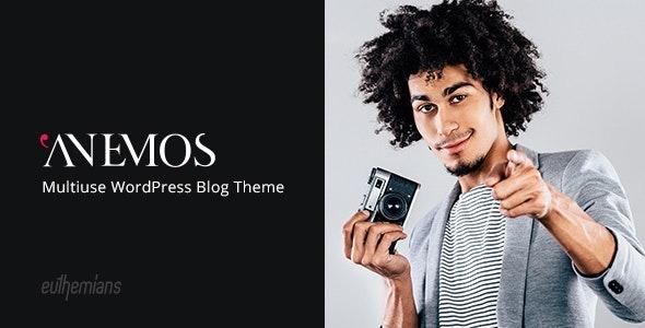 Anemos Nulled A Multiuse Blogging WordPress Theme Free Download