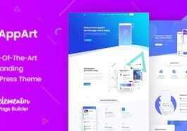 AppArt Nulled Creative WordPress Theme For Apps, Saas & Software Free Download