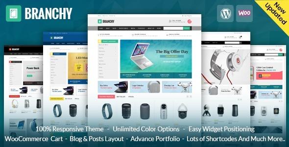Branchy Theme Nulled WooCommerce Responsive Theme Free Download