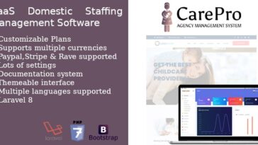 CarePro Nulled SaaS Domestic Staffing Agency Management System Free Download