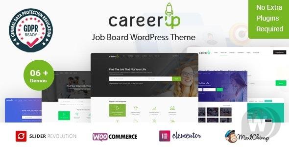 CareerUp WordPress Theme Nulled Free Download