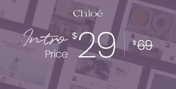 Chloé Theme Nulled Personal Lifestyle WordPress Theme Blog Free Download