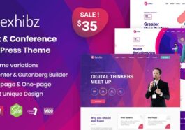 Exhibz WordPress Theme Nulled Free Download